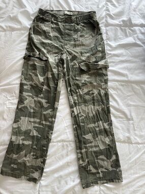 Vanilla Star Olive Camo Cargo Pants